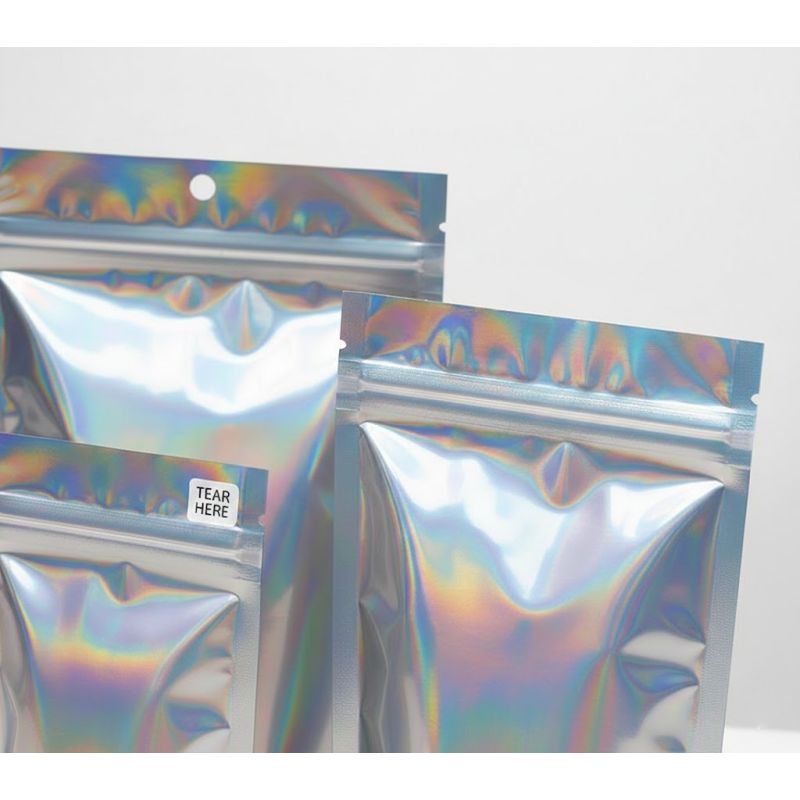 Custom Holographic Weed Mylar Bags