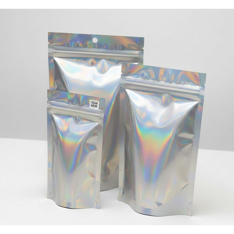 Custom Holographic Weed Mylar Bags