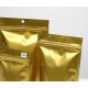 Custom Gold Mylar Packaging Bags Wholesale