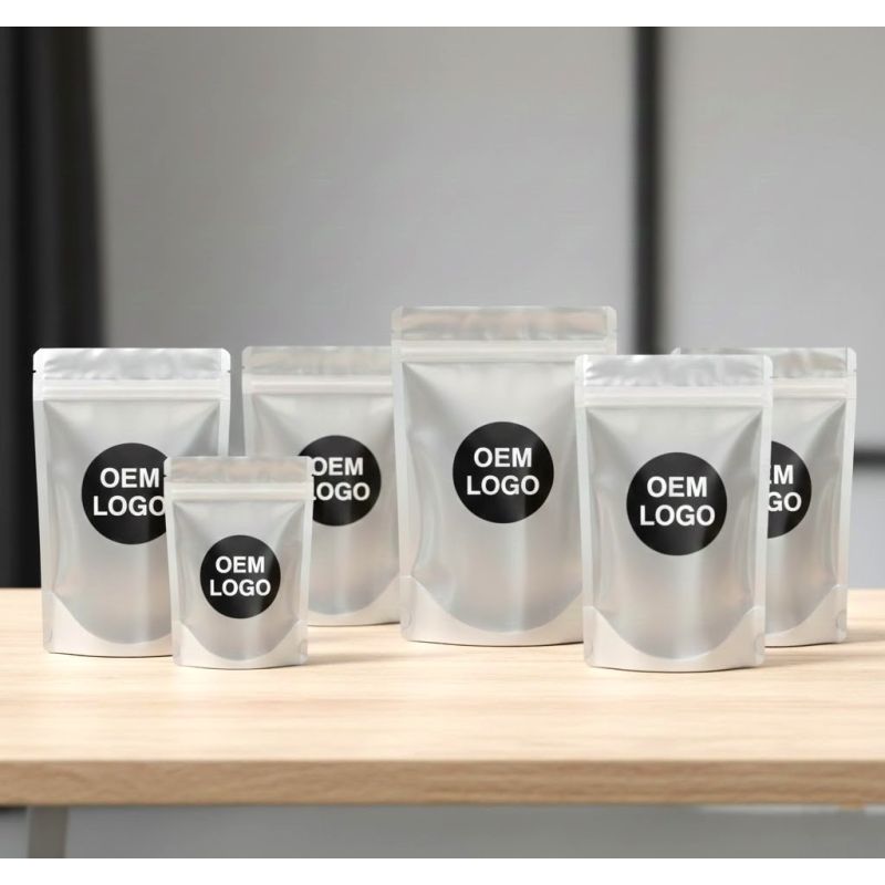 Custom Silver Mylar Bags & Pouches