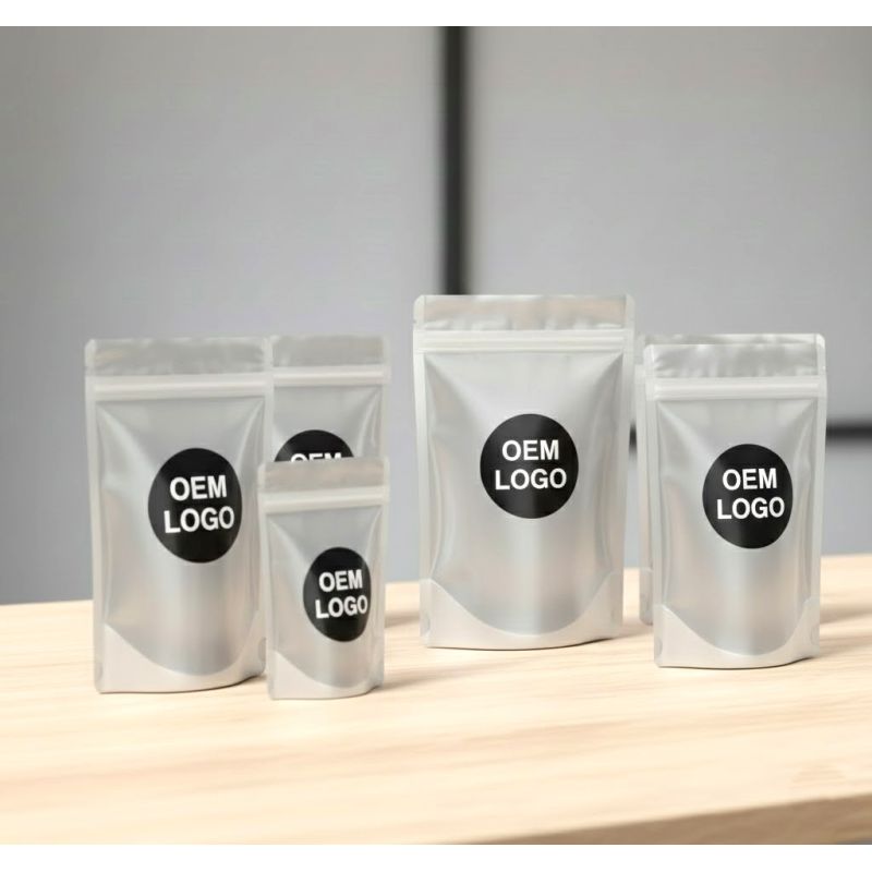 Custom Silver Mylar Bags & Pouches