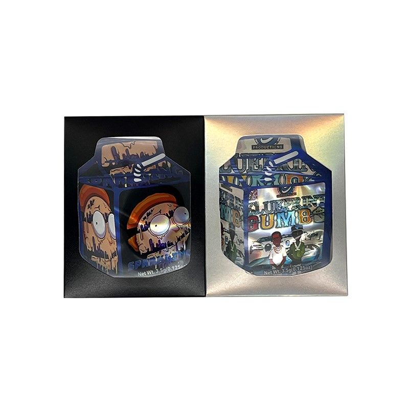 Custom Die-Cut Mylar Bags with Retail Box