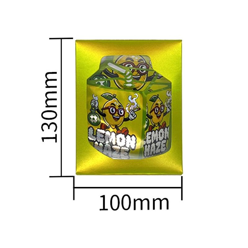 Custom Die-Cut Mylar Bags with Retail Box