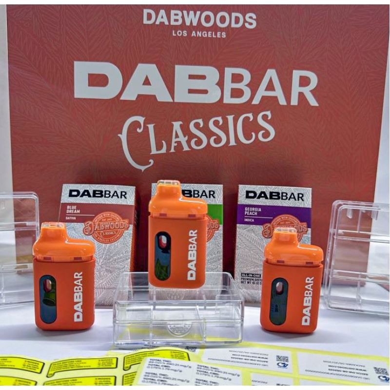 Dabwoods Dabbar 1ml Vape Pen – Classic 2025 Edition with Digital Screen