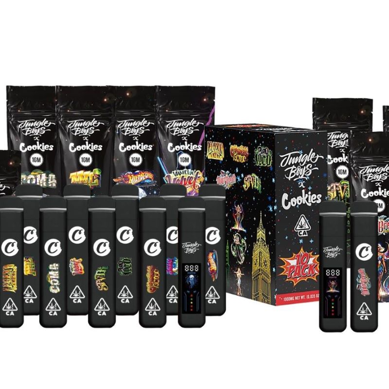 Jungle Boys × Cookies 1ml Empty Disposable Vape Pen