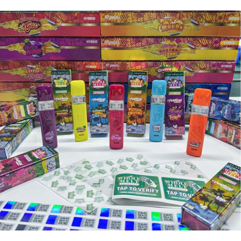 Whole Melts V6 2g Disposable Cart - Empty With Packaging