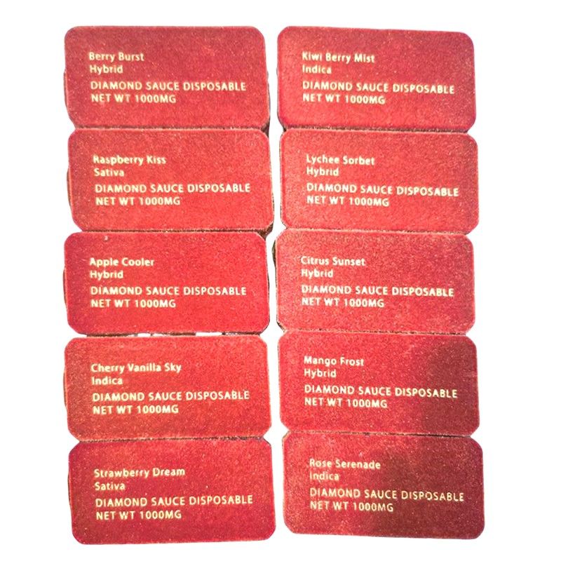 Ace Ultra 1g Gold Empty Disposable Cart – Red