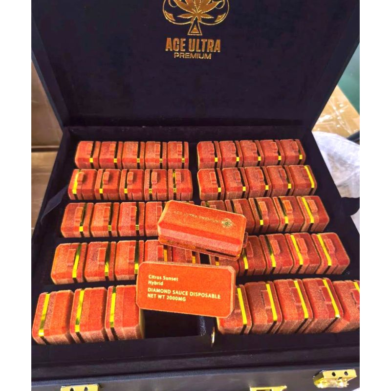 Ace Ultra 1g Gold Empty Disposable Cart – Red