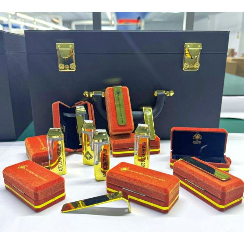 Ace Ultra 1g Gold Empty Disposable Cart – Red