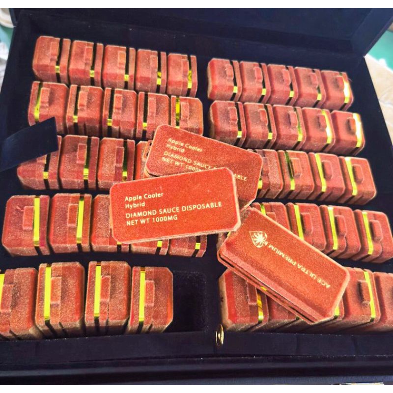 Ace Ultra 1g Gold Empty Disposable Cart – Red