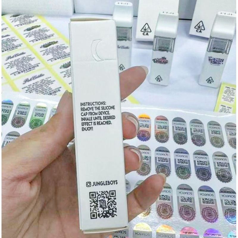 Jungle Boys V4 1G Empty Disposable – White Edition