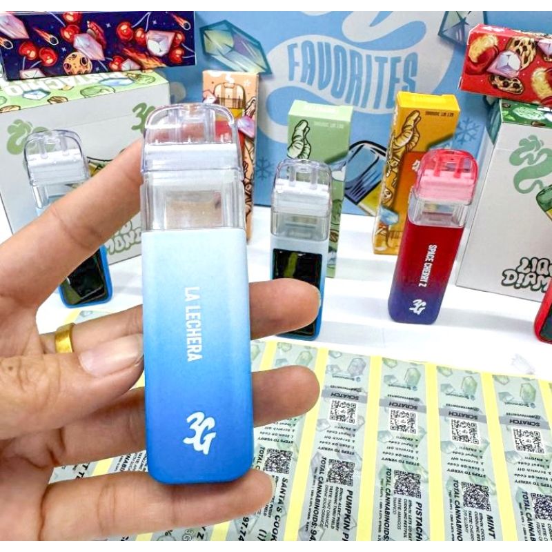 Favorites 3g Empty Disposable Vape – Liquid Diamonds with Screen