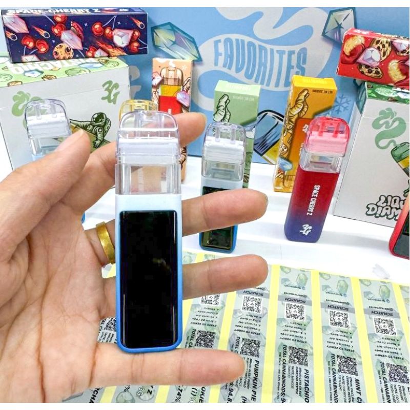 Favorites 3g Empty Disposable Vape – Liquid Diamonds with Screen