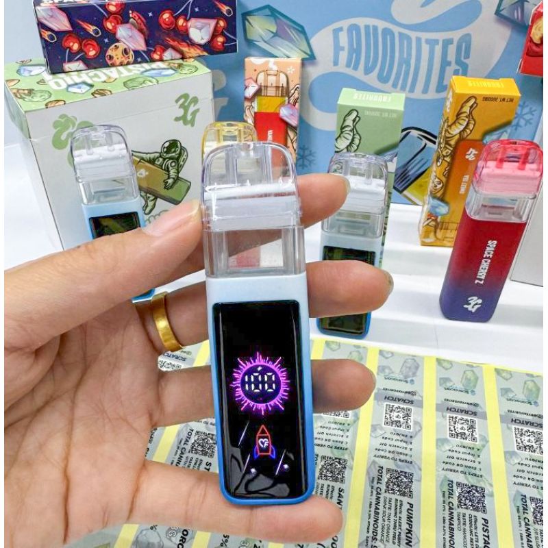 Favorites 3g Empty Disposable Vape – Liquid Diamonds with Screen