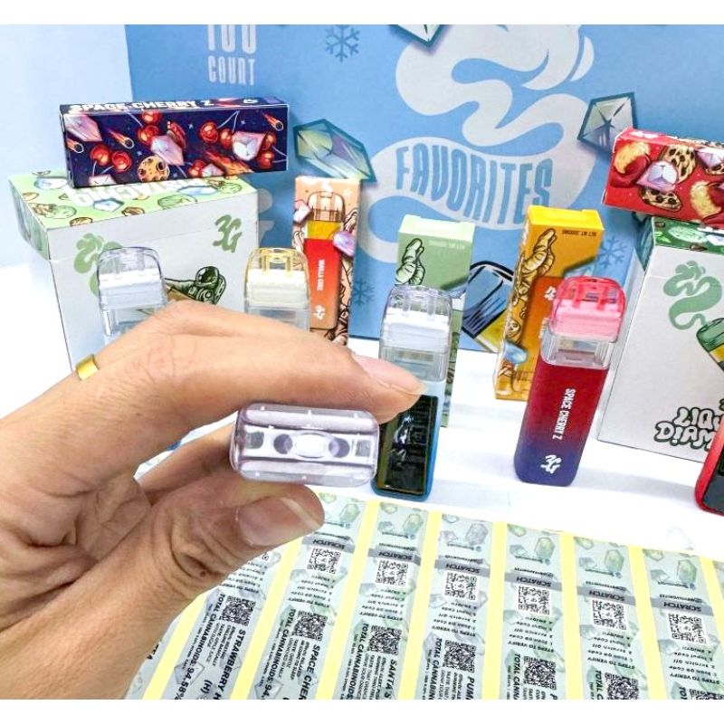 Favorites 3g Empty Disposable Vape – Liquid Diamonds with Screen