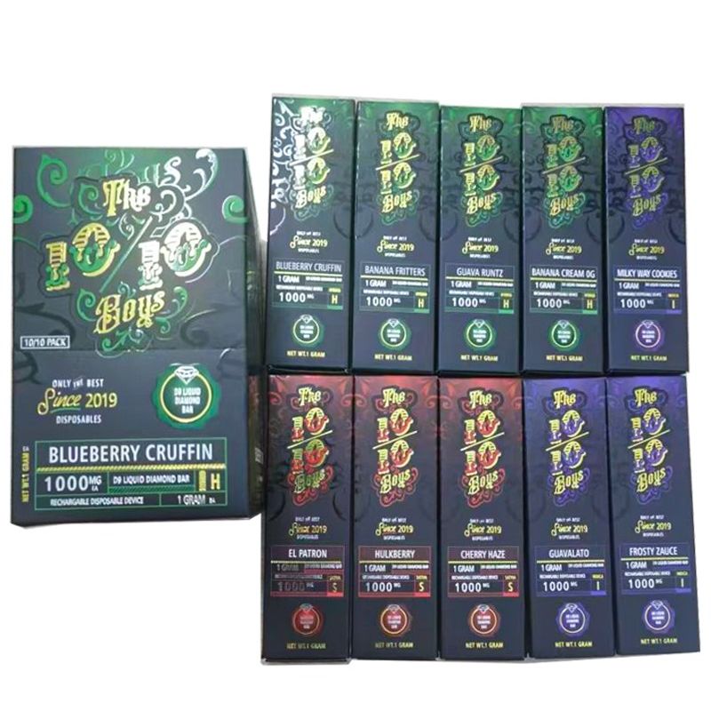 10/10 Boys 1G Disposable Vape Pen (Empty)