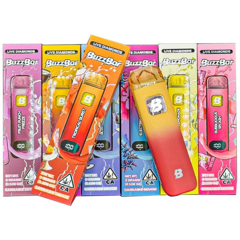 Buzz Bar 3G Empty Liquid Diamonds Disposable Vape