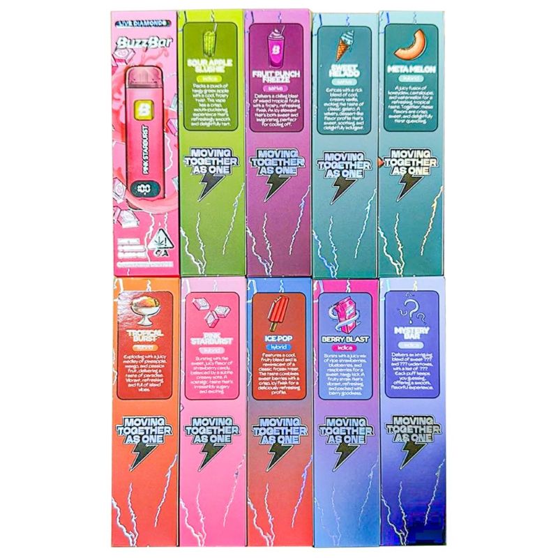 Buzz Bar 3G Liquid Diamonds Disposable Vape Pen  Empty Cart
