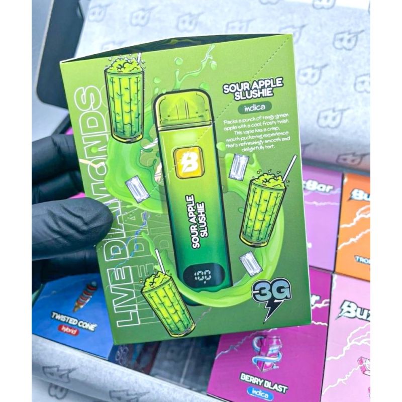 Buzz Bar 3G Empty Liquid Diamonds Disposable Vape