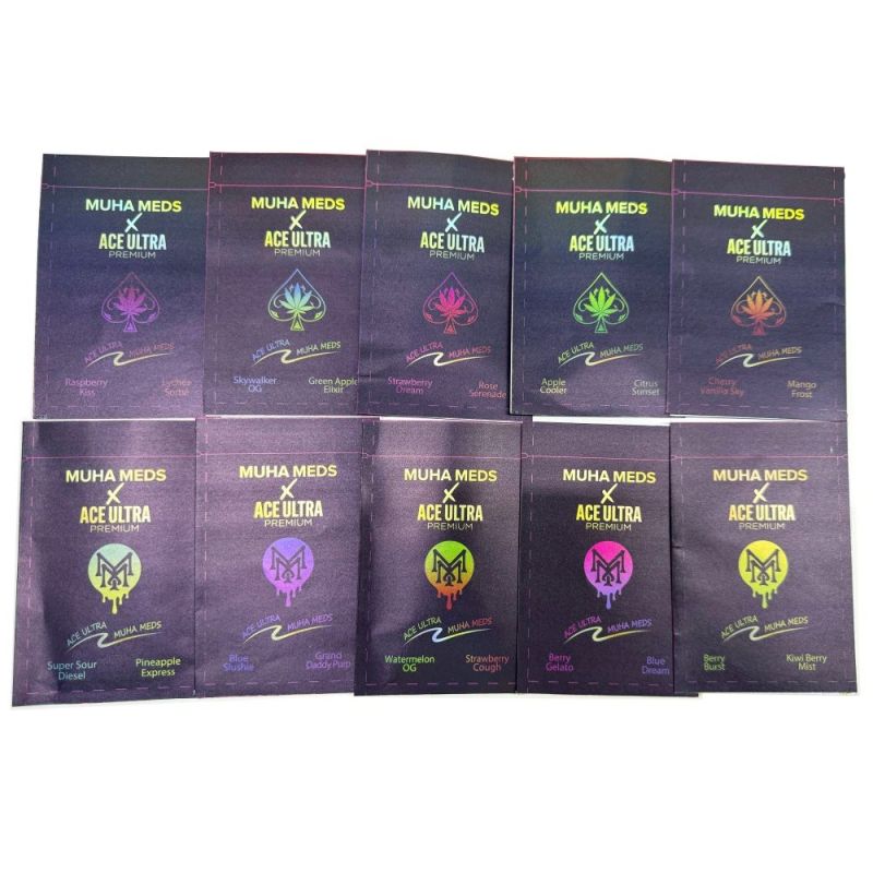 Muha Meds x Ace Ultra Dual-Flavor 1G Vape Cartridges