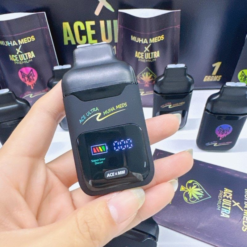 Muha Meds x Ace Ultra Dual-Flavor 1G Vape Cartridges