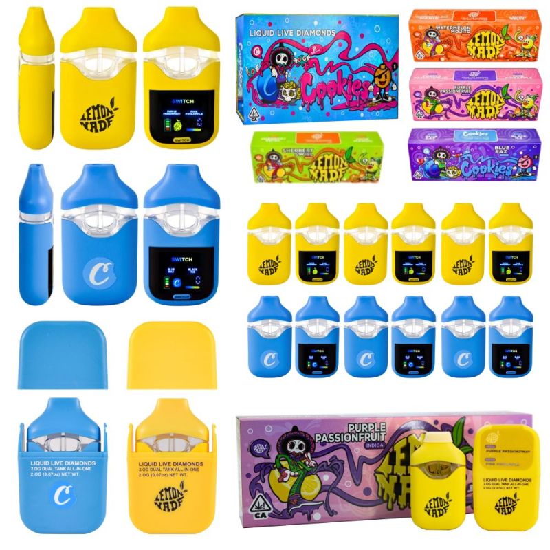 Cookies Lemonade Dual-Channel 2g Empty Disposable Vape Pen