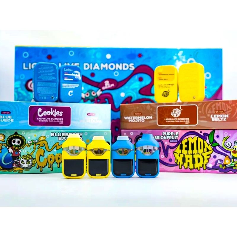 elfbar elfa kaufen Cookies Lemonade 1+1g Dual Flavors 2025 LED Screen Wholesale Disposable  Empty Vape USA Stock main image 0
