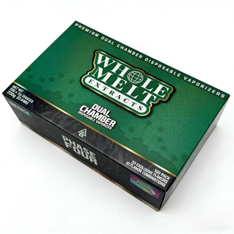Whole Melts Phase 4 Dual Chamber 2G Empty Disposable Vape Pen