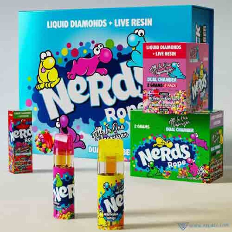 Nerds Rope 2G Dual Chamber Empty All-In-One Disposable